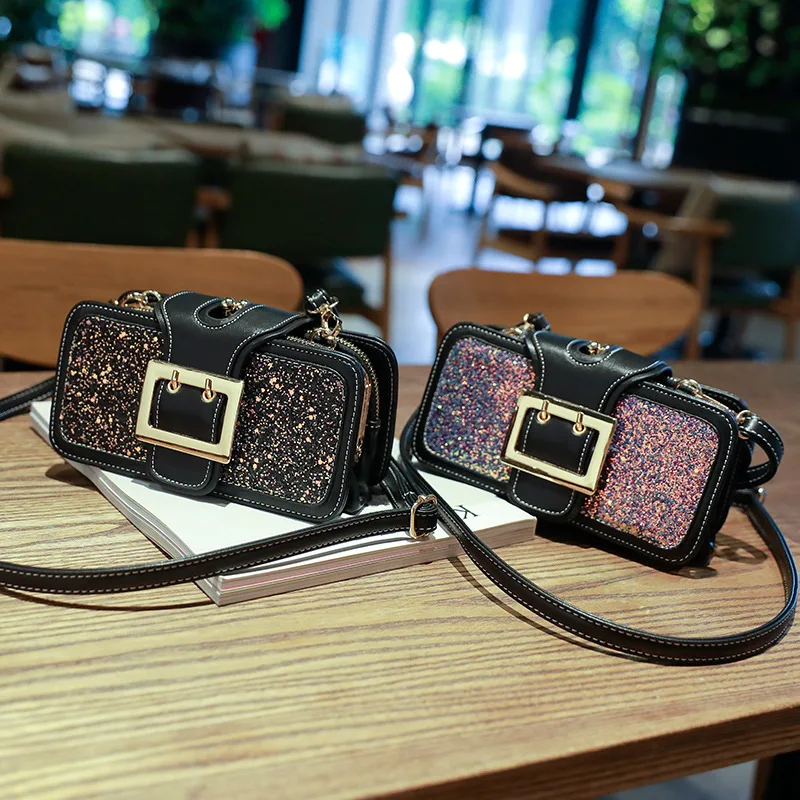 Sequins Small square package Super Hotbag Female 2019 New Fashion Korean Edition Crossbody bag Single Shoulder
Sequins Small square package Super Hotbag Female 2019 New Fashion Korean Edition Crossbody bag Single Shoulder