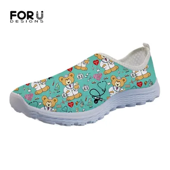 FORUDESIGNS Nursing Bear 3D Pattern Brand Women Flats Shoes Summer Casual Slip-on Ladies Shoes Woman Comfortable Sneakers Light
FORUDESIGNS Nursing Bear 3D Pattern Brand Women Flats Shoes Summer Casual Slip-on Ladies Shoes Woman Comfortable Sneakers Light