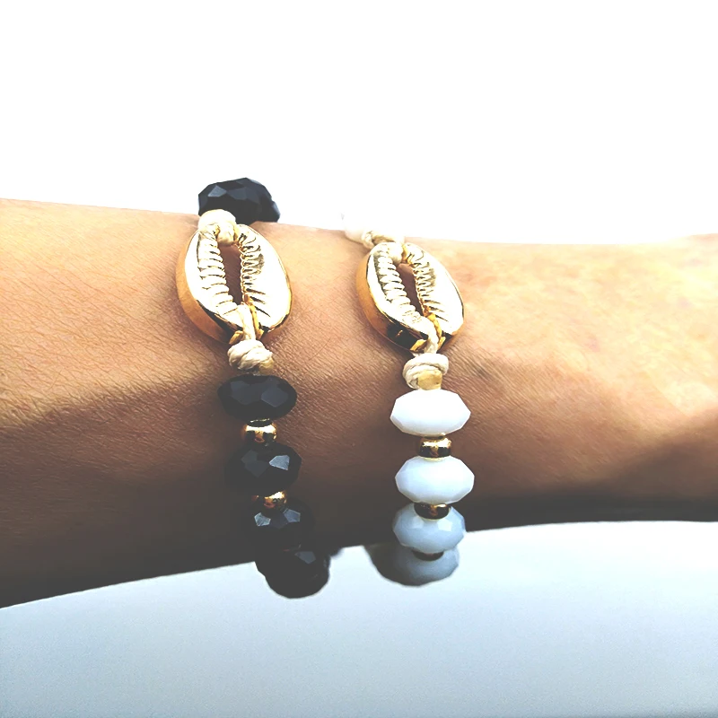 WenHao original jewelry black rosary bracelet white crystal beads gold color base handmade bracelet for women gift
WenHao original jewelry black rosary bracelet white crystal beads gold color base handmade bracelet for women gift