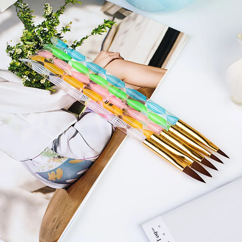 5Pcs Nail Art Acrylic Brush Tools Set UV Gel Builder Painting Drawing Brushes with spiral handle Cuticle Pusher
5Pcs Nail Art Acrylic Brush Tools Set UV Gel Builder Painting Drawing Brushes with spiral handle Cuticle Pusher