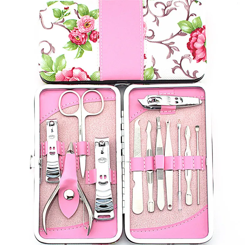 NEW 12pcs Manicure Set Pedicure Scissor Cuticle Knife Ear Pick Nail Clipper Kit Stainless Steel Nail Care Tool manicure set
NEW 12pcs Manicure Set Pedicure Scissor Cuticle Knife Ear Pick Nail Clipper Kit Stainless Steel Nail Care Tool manicure set