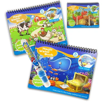 Drawing Creative Toys Water Drawing Cartoon Book Dinosaur Doodle with Magic Pen Learning Education Toys Gifts For Children Kids
Drawing Creative Toys Water Drawing Cartoon Book Dinosaur Doodle with Magic Pen Learning Education Toys Gifts For Children Kids