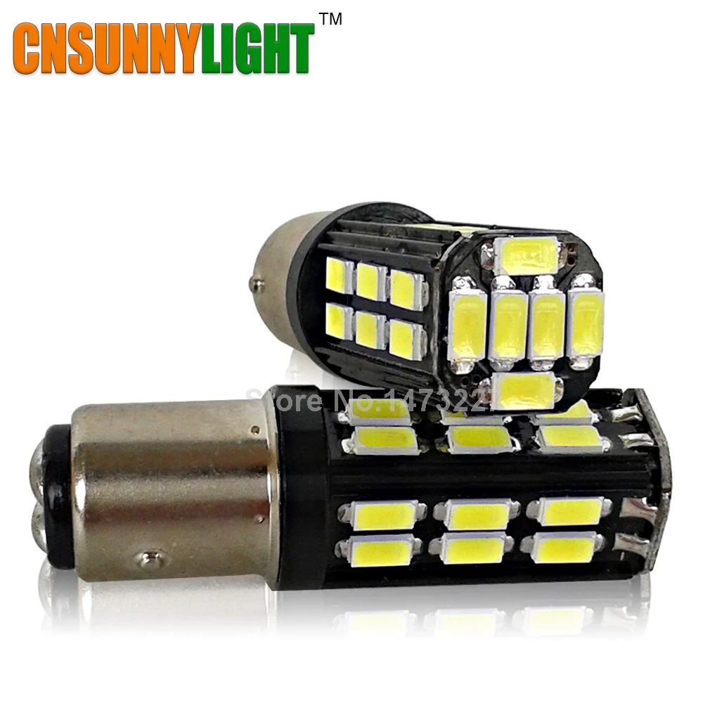 CNSUNNYLIGHT 1157 5730 LED 30SMD S25 P21W BA15S Backup Light 12V 24V Car Led Reversing Bulb Brake Lighting
CNSUNNYLIGHT 1157 5730 LED 30SMD S25 P21W BA15S Backup Light 12V 24V Car Led Reversing Bulb Brake Lighting