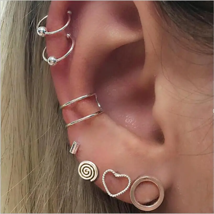 Hot Sale Orecchini 7pcs Ear Clip Pendientes Brinco Girls Bijoux Chain Tassel Leaf Clip Heart Ear Cuff Earrings For Women Jewelry
Hot Sale Orecchini 7pcs Ear Clip Pendientes Brinco Girls Bijoux Chain Tassel Leaf Clip Heart Ear Cuff Earrings For Women Jewelry