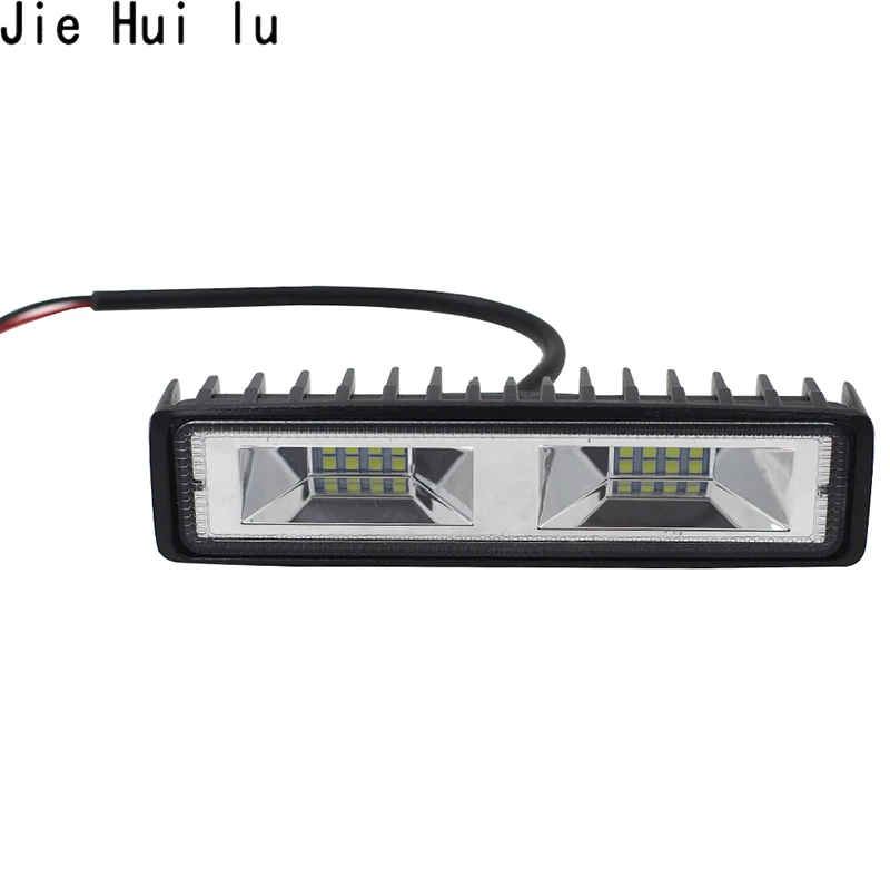 

18W LED Work Light Bar with 3030 Chips Flood Spot Beam 1.4A DRL Woking light for JEEP SUV ATV Motorcycle Tractor Trailer Lamp