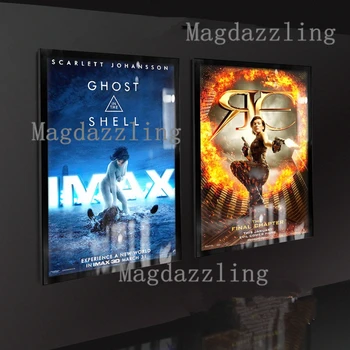 3PCS Magnetic Aluminum LED Illuminated Movie Poster Frame Home Theater A1 Magnetic LED Advertising Light Box for Cinema
3PCS Magnetic Aluminum LED Illuminated Movie Poster Frame Home Theater A1 Magnetic LED Advertising Light Box for Cinema