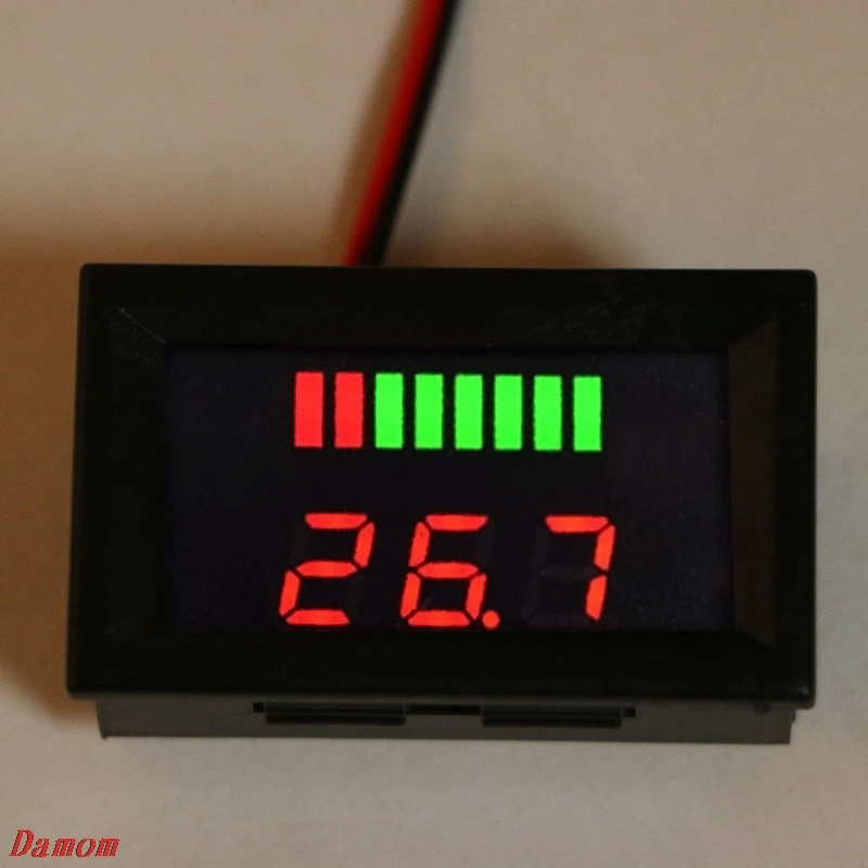 DC 12V-72V Lead-acid Digital Battery Capacity Indicator Charge Tester Voltmeter
DC 12V-72V Lead-acid Digital Battery Capacity Indicator Charge Tester Voltmeter