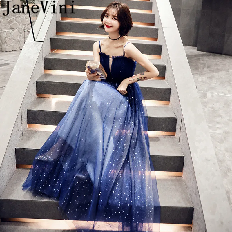 JaneVini Shiny Stars Glitter Prom Dress for Women Deep Blue Strapless Tulle Elegant Arab Evening Formal Dress A Line Party Gowns
JaneVini Shiny Stars Glitter Prom Dress for Women Deep Blue Strapless Tulle Elegant Arab Evening Formal Dress A Line Party Gowns