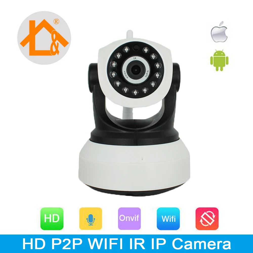 HD 720P Wireless IP Camera Wifi Infrared Night Vision Camera IP Network Camera CCTV WIFI P2P Onvif IP Camera
HD 720P Wireless IP Camera Wifi Infrared Night Vision Camera IP Network Camera CCTV WIFI P2P Onvif IP Camera