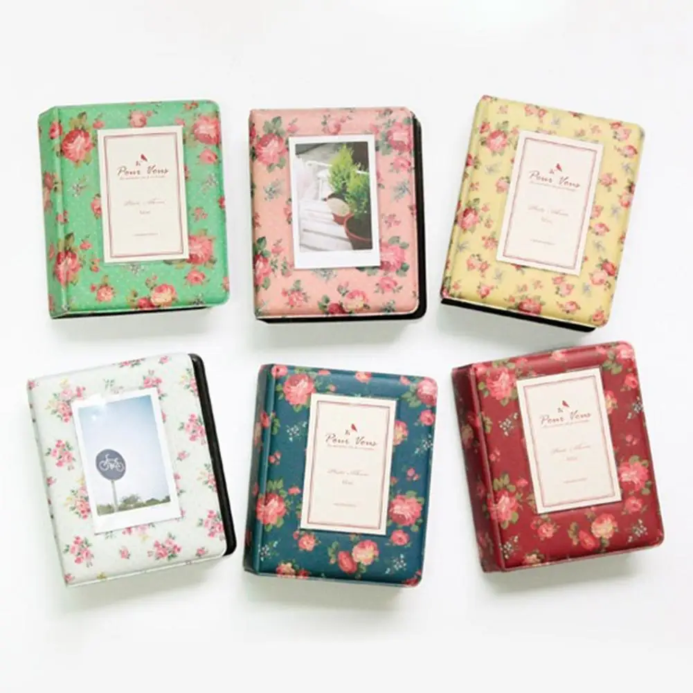 64 Photos 3 inch Rose Print Family Film Memory Storage Gift Album for Polaroids HOT 2019
64 Photos 3 inch Rose Print Family Film Memory Storage Gift Album for Polaroids HOT 2019