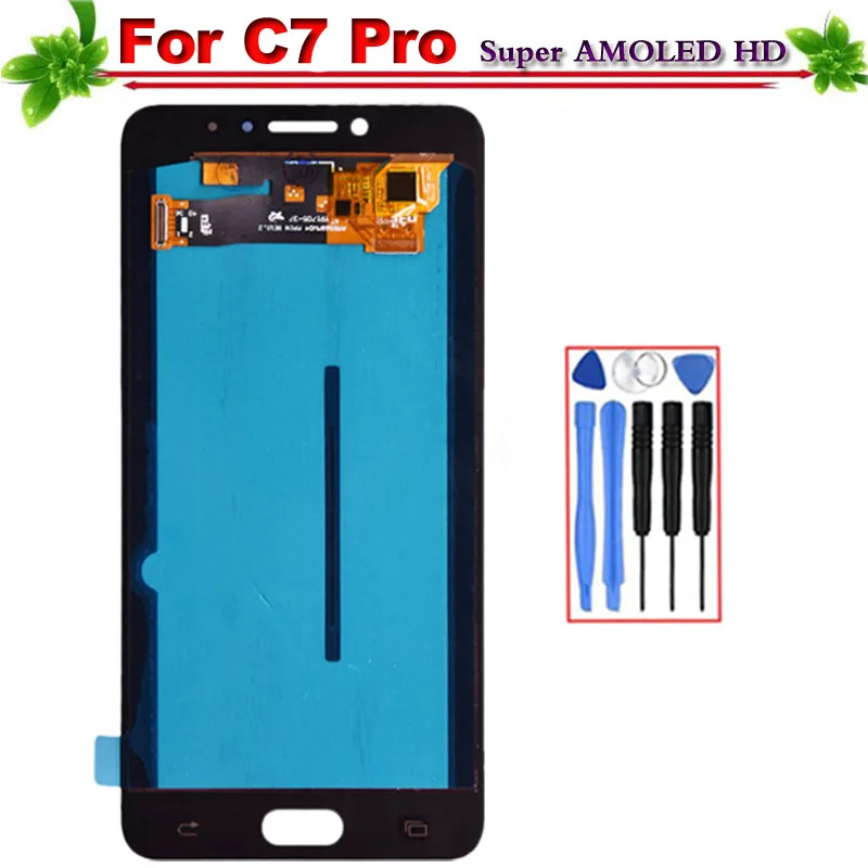 Super Amoled for SAMSUNG Galaxy C7 Pro LCD Display Touch Screen Digitizer Assembly Replacement for Galaxy C7 Pro C7010 LCD
Super Amoled for SAMSUNG Galaxy C7 Pro LCD Display Touch Screen Digitizer Assembly Replacement for Galaxy C7 Pro C7010 LCD