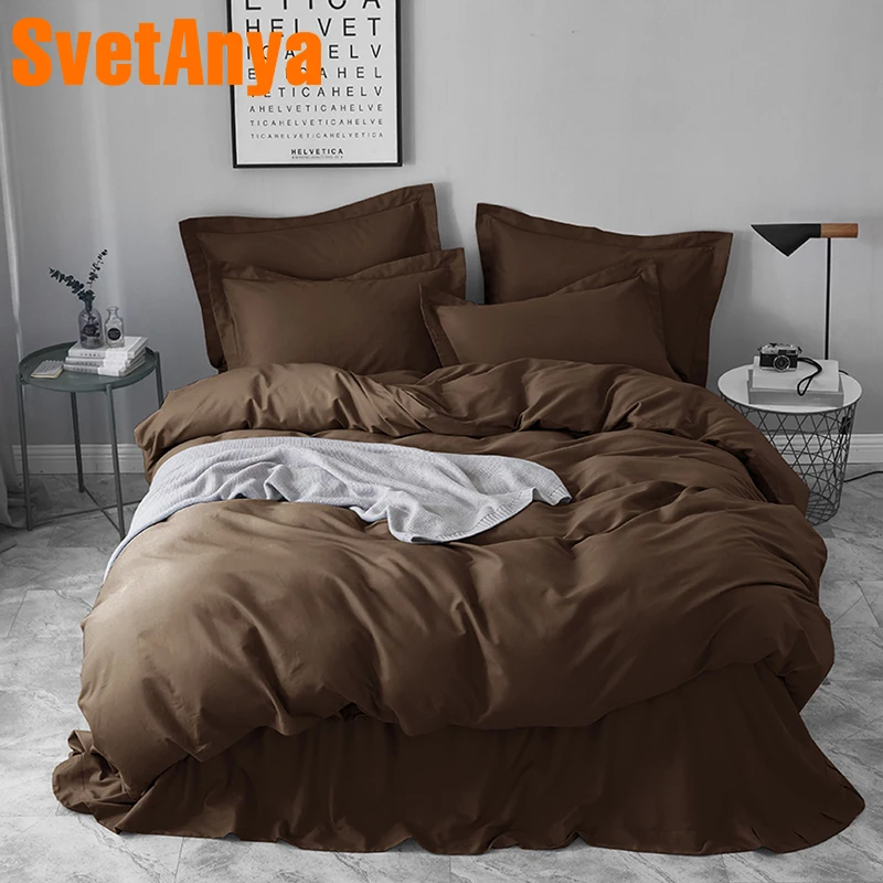 Svetanya sanded Cotton Bedding Linen Coffee Solid Color Queen King Full Double Size ( Sheet Pillowcase Quilt Cover Sets)
Svetanya sanded Cotton Bedding Linen Coffee Solid Color Queen King Full Double Size ( Sheet Pillowcase Quilt Cover Sets)