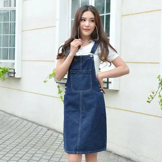 Summer women denim dress denim sundress girls Casual loose overalls female Mori color adjustable straps jeans dresses WF29
Summer women denim dress denim sundress girls Casual loose overalls female Mori color adjustable straps jeans dresses WF29