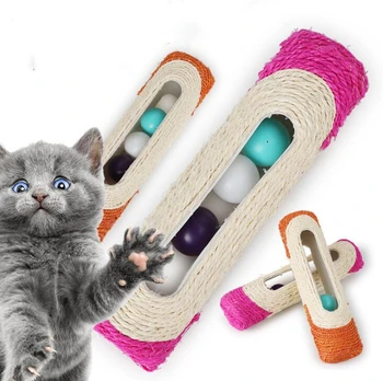 Cat Toy Scratcher Rolling Tunnel Sisal Ball Trapped With 3 Ball Toys for Cat Interactive Training Scratching Toys Cat Scratcher
Cat Toy Scratcher Rolling Tunnel Sisal Ball Trapped With 3 Ball Toys for Cat Interactive Training Scratching Toys Cat Scratcher