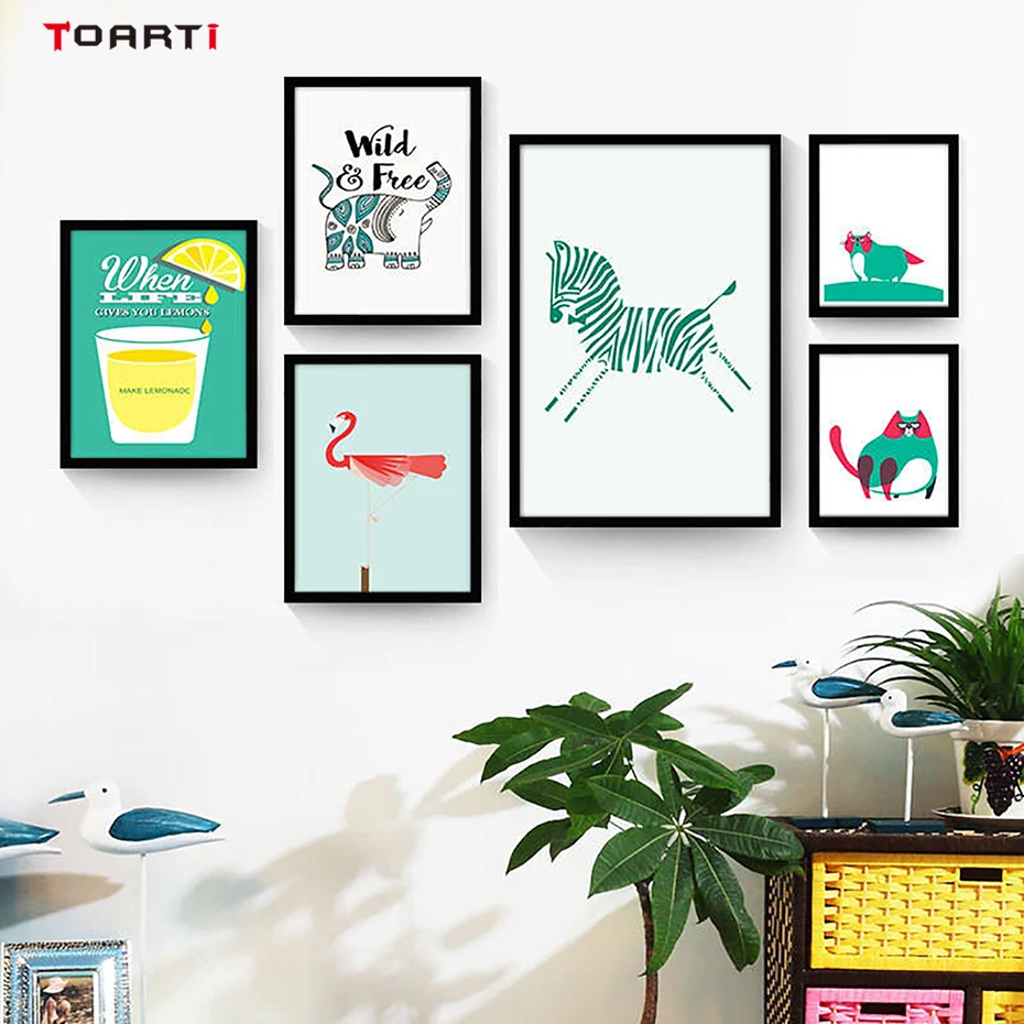 Scandinavian Creative Art Canvas Painting Animals Juice Combination Poster&Prints For Living Room Wall Decoration Christmas Gift
Scandinavian Creative Art Canvas Painting Animals Juice Combination Poster&Prints For Living Room Wall Decoration Christmas Gift