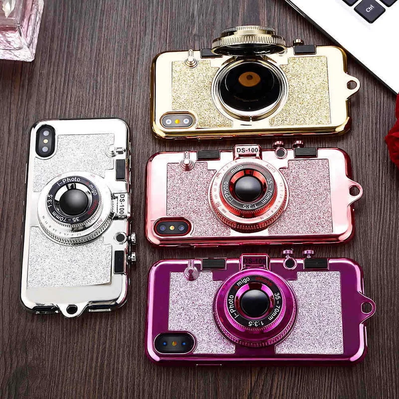 YISHANGOU 3D Cool Mirror Camera Pattern Case For iPhone X XS 10 Electroplate Plating Soft Silicon Cover For iPhone 6 6S 8 7 Plus
YISHANGOU 3D Cool Mirror Camera Pattern Case For iPhone X XS 10 Electroplate Plating Soft Silicon Cover For iPhone 6 6S 8 7 Plus