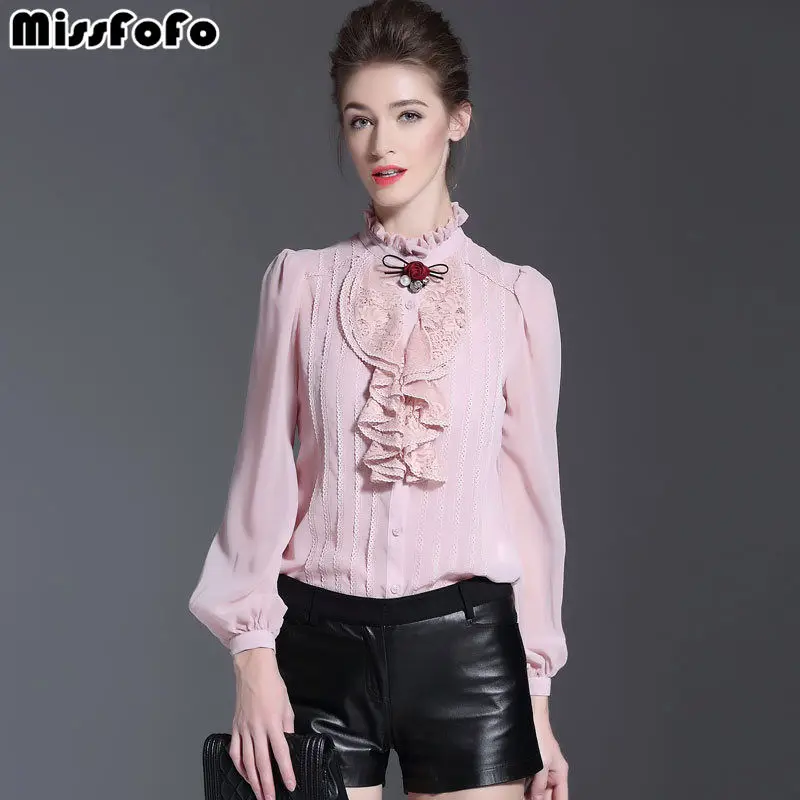 MissFoFo 2019 Pink Body Shirt Fashin Office Lady Blouse Winter Work Wear Silk One Piece Brand Female Casual Basic Shirt Rose Bow
MissFoFo 2019 Pink Body Shirt Fashin Office Lady Blouse Winter Work Wear Silk One Piece Brand Female Casual Basic Shirt Rose Bow