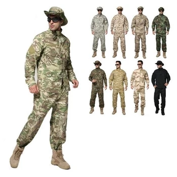 Outdoor Tactical Shirt Pants Uniform Set Airsoft Military Army Uniform Kryptek Black Camouflage Suit Hunting Clothes Accessories
Outdoor Tactical Shirt Pants Uniform Set Airsoft Military Army Uniform Kryptek Black Camouflage Suit Hunting Clothes Accessories