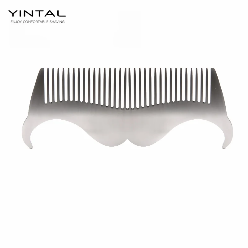 Men Shaving Tools Beard Combs Black Stainless Steel Mustache Combs Beard Style Model Sliver
Men Shaving Tools Beard Combs Black Stainless Steel Mustache Combs Beard Style Model Sliver