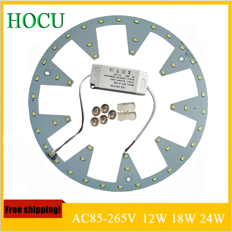 Ceiling Lamp LED Replacement Light Plate, LED Ceiling Lights Light Source,12W 18W 24W High Brightness SMD 5730 LED Light Panel
Ceiling Lamp LED Replacement Light Plate, LED Ceiling Lights Light Source,12W 18W 24W High Brightness SMD 5730 LED Light Panel