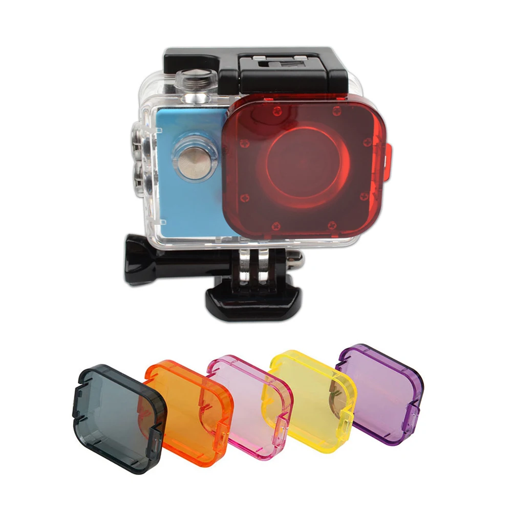 6 in 1 Dive Filter 6 Color Diving Filter Gray Purple Orange Red Pink Lens Cap Cover for Sjcam Sj4000 Waterproof Housing Case
6 in 1 Dive Filter 6 Color Diving Filter Gray Purple Orange Red Pink Lens Cap Cover for Sjcam Sj4000 Waterproof Housing Case