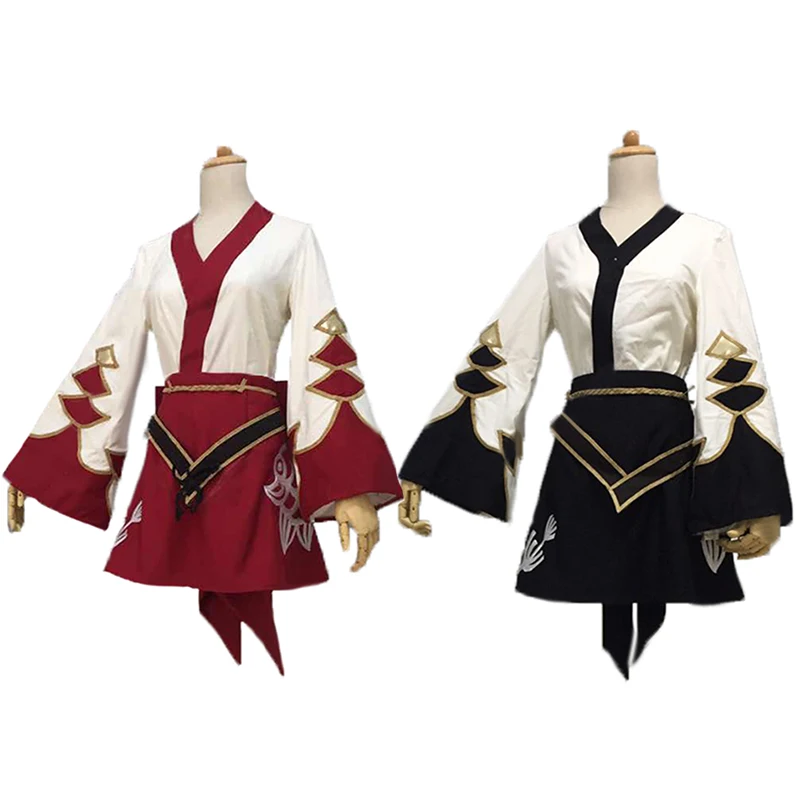 FINAL FANTASY XIV Hewlan Kimono Yukata black and red Cosplay Costume Halloween Outfit Custom-made
FINAL FANTASY XIV Hewlan Kimono Yukata black and red Cosplay Costume Halloween Outfit Custom-made