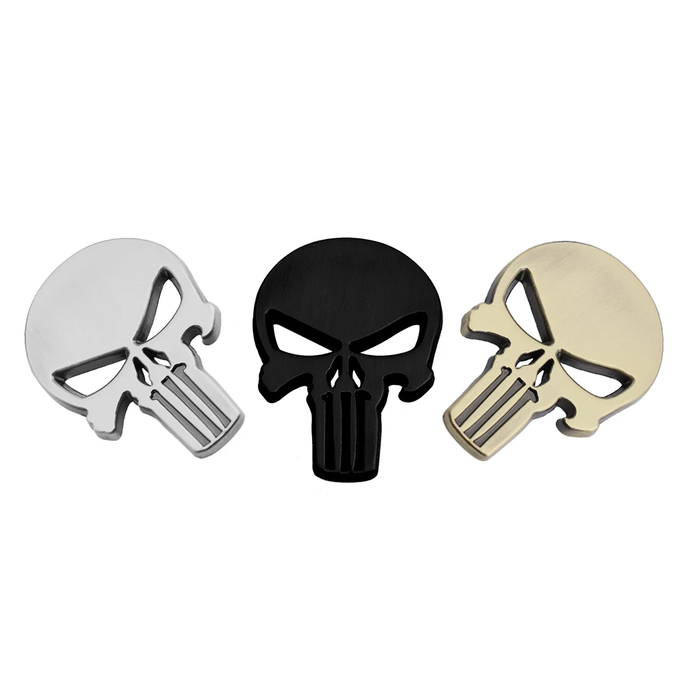 1PC 3D Metal Emblem Badge Decal Sticker Waterproof The Punisher Skull Sticker Car Styling Decoration Decal
1PC 3D Metal Emblem Badge Decal Sticker Waterproof The Punisher Skull Sticker Car Styling Decoration Decal