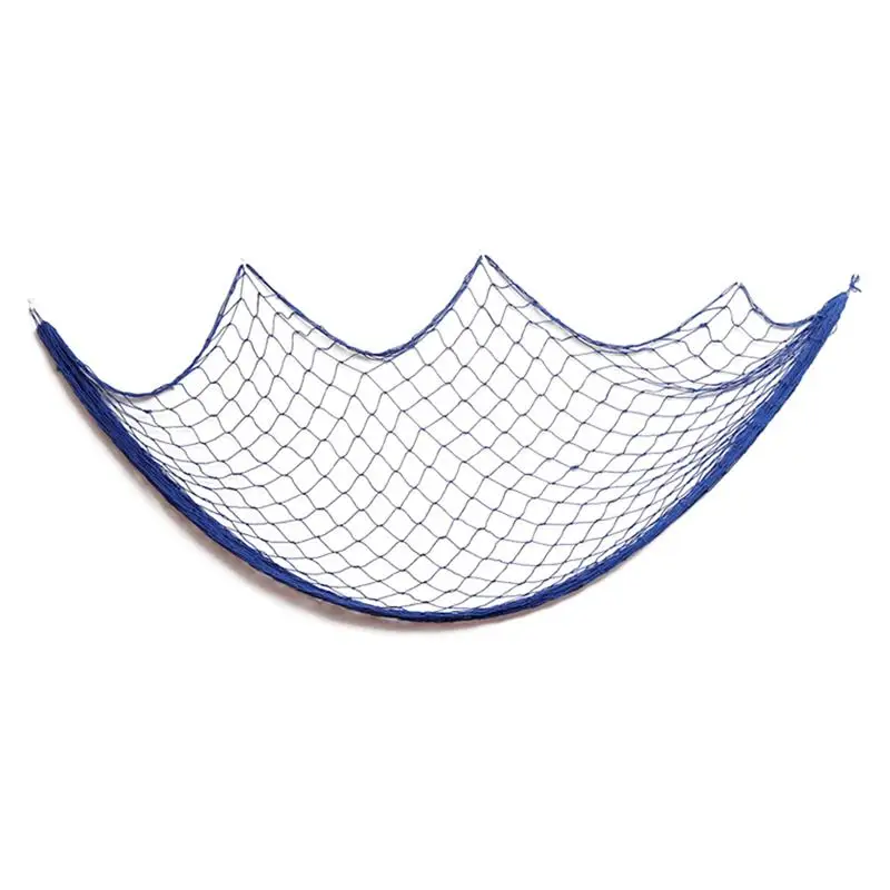 MDLUU 10 Pcs Mediterranean Nautical Fish Net Accessories Hanging Decorations for Christmas Tree Beach Wedding Sea Themed Party Ornaments Home Wall