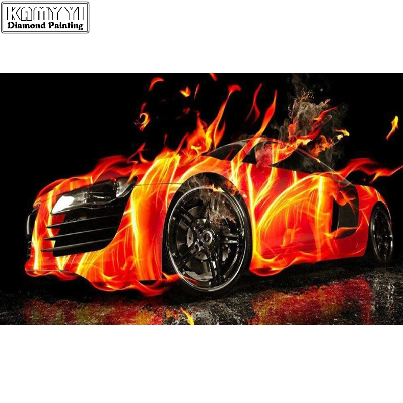 Full Round 5D diamond painting DIY diamond embroidery Flame sports car Cross Stitch Rhinestone mosaic home decoration
Full Round 5D diamond painting DIY diamond embroidery Flame sports car Cross Stitch Rhinestone mosaic home decoration