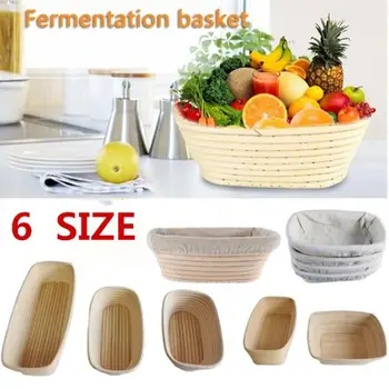 Baking Dry Basket Oval Shape Rattan Banneton Basket Bread Dough Proving Brotform Bowl
Baking Dry Basket Oval Shape Rattan Banneton Basket Bread Dough Proving Brotform Bowl