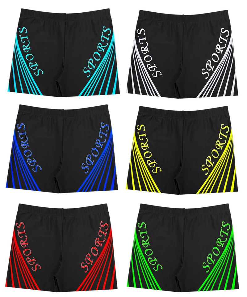 Men Male Swim Trunks Briefs Stripes Prints Beach Sea Swimming Shorts Swimsuit Water Sport Swimwear Bathing Suit maillot de bain 20
