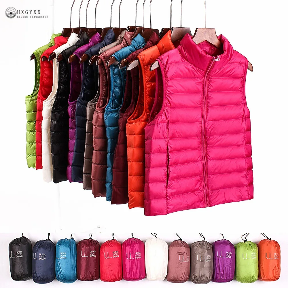 2019 Sleeveless Women Down Jackets Winter Ultralight 90% White Duck Down Vest Coat Slim Parkas Windproof Warm Waistcoat OK389
2019 Sleeveless Women Down Jackets Winter Ultralight 90% White Duck Down Vest Coat Slim Parkas Windproof Warm Waistcoat OK389