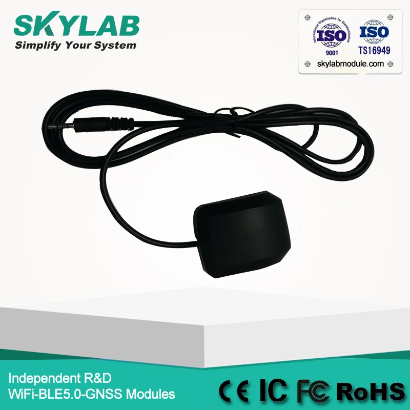 Image Skylab cheap GPS USB receiver SKM51 Internal back up battery Embedded patch antenna chipset MT3339