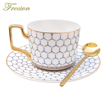 Nordic Bone China Coffee Cup Saucer Spoon Set 200ml British Cafe Porcelain Tea Cup Advanced Ceramic Teacup Drop Shipping
Nordic Bone China Coffee Cup Saucer Spoon Set 200ml British Cafe Porcelain Tea Cup Advanced Ceramic Teacup Drop Shipping