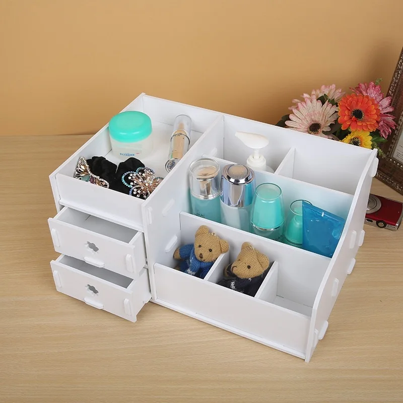 Desktop Drawer Makeup Organizer Cosmetic Storage Box Wood Plastic Board Cosmetic Wooden Boxes Waterproof Make Up Storage Box
Desktop Drawer Makeup Organizer Cosmetic Storage Box Wood Plastic Board Cosmetic Wooden Boxes Waterproof Make Up Storage Box