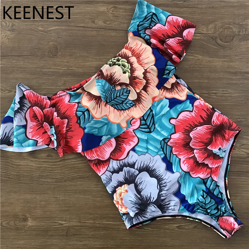 Женский слитный купальник с цветочным принтом 5 цветов|swimsuit swimsuit|swimsuit womenswimsuits one