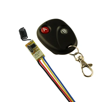 Mini Remote Switch 3V 3.3V 3.6V 3.7V 4.5V 5V Micro Wireless Relay Switch NO COM NC Small Relay Receiver Transmitter Door Lock
Mini Remote Switch 3V 3.3V 3.6V 3.7V 4.5V 5V Micro Wireless Relay Switch NO COM NC Small Relay Receiver Transmitter Door Lock