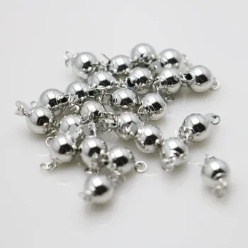 10PCS Fittings Accessory Round beads button Silver-plate for Bracelet Necklace Machining metal parts Jewelry Making Design 7.8mm
10PCS Fittings Accessory Round beads button Silver-plate for Bracelet Necklace Machining metal parts Jewelry Making Design 7.8mm