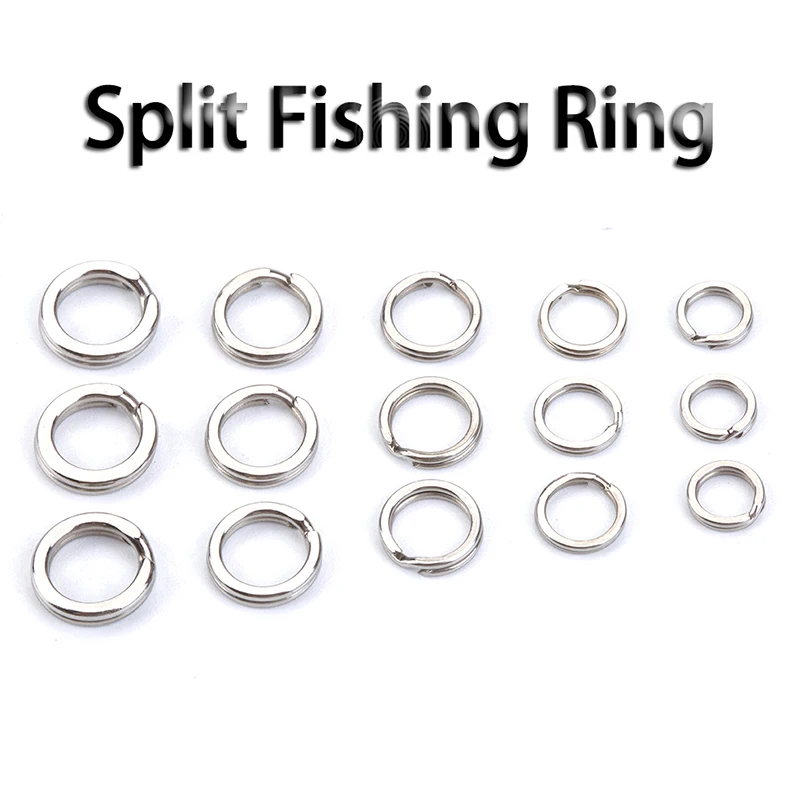 50pcs Stainless Steel Split Ring Diameter from 4mm to 10mm Heavy Duty Fishing Double Ring Connector Fishing Accessories Tackle
50pcs Stainless Steel Split Ring Diameter from 4mm to 10mm Heavy Duty Fishing Double Ring Connector Fishing Accessories Tackle