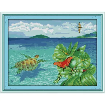 The Sea turtle 11CT 14 CT Sets For Embroidery Kits Cross Stitch kit fashion Chinese Counted Cross Stitch Patterns Kits
The Sea turtle 11CT 14 CT Sets For Embroidery Kits Cross Stitch kit fashion Chinese Counted Cross Stitch Patterns Kits