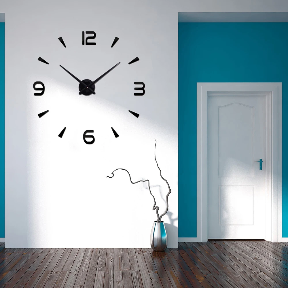 DIY Acrylic Mirror Wall Clock 3D Modern Quartz Watch Mirror Sticker Creative Clocks Living Room Home Decoration Large Size
DIY Acrylic Mirror Wall Clock 3D Modern Quartz Watch Mirror Sticker Creative Clocks Living Room Home Decoration Large Size