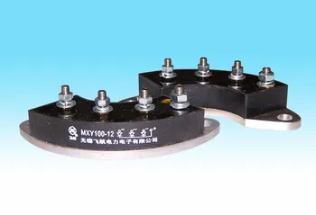 Rectifier controller module: MXY100-12 MXG100-12 100A 1200V ( Pressure type/ Four terminal / Installation pitch 104mm )
Rectifier controller module: MXY100-12 MXG100-12 100A 1200V ( Pressure type/ Four terminal / Installation pitch 104mm )