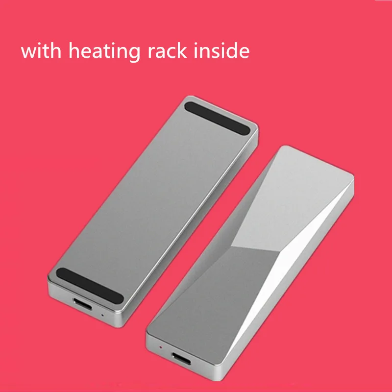 SSD M2 PCIe NVMe Type C to USB 3.1 Case 2.5' silvery Aluminum External Storage Enclosure Hard Disk box with heating rack
SSD M2 PCIe NVMe Type C to USB 3.1 Case 2.5' silvery Aluminum External Storage Enclosure Hard Disk box with heating rack
