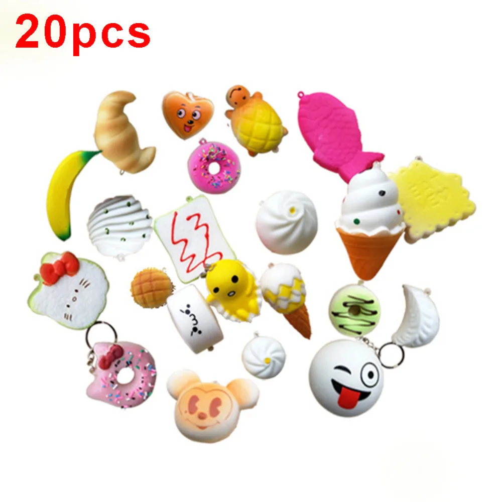 20Pcs/lot Squishy Slow Rising Squeeze Lovely Cute Soft Mini Bread Cake ice Cream Toy Phone Straps Kids Wholesale Random Color
20Pcs/lot Squishy Slow Rising Squeeze Lovely Cute Soft Mini Bread Cake ice Cream Toy Phone Straps Kids Wholesale Random Color