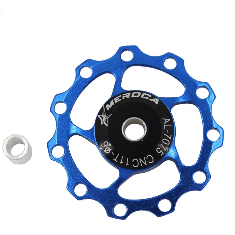 1PCS 1T Aluminum Alloy MTB Bicycle Bearing Rear Derailleur Pulley Jockey Wheel Road Bike Guide Roller Cycling Accessory | Спорт и