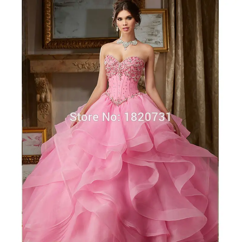 Cheap Pink Quinceanera Dresses Cheap 2019 Layered Ball Gown Organza Beaded Sequins Top Bodice Corest 15 Year Party Dress Gala
Cheap Pink Quinceanera Dresses Cheap 2019 Layered Ball Gown Organza Beaded Sequins Top Bodice Corest 15 Year Party Dress Gala