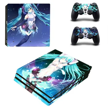 Lovely Girl Anime Hatsune Miku PS4 pro Skin Sticker For Sony Playstation 4 Promotion Console & 2Pcs Controller Protection Film
Lovely Girl Anime Hatsune Miku PS4 pro Skin Sticker For Sony Playstation 4 Promotion Console & 2Pcs Controller Protection Film