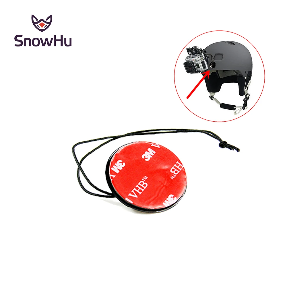 Аксессуары SnowHu для Gopro Камера лямка с наклейкой 3M крепление Hero 9 8 7 6 5 SJ4000 SJcam Yi 4K