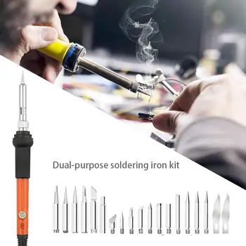 72pcs Adjustable Temperature Electric Soldering Iron Burning Welding Kits Iron Kits EU/US Multifunctional pyrography For Burning
72pcs Adjustable Temperature Electric Soldering Iron Burning Welding Kits Iron Kits EU/US Multifunctional pyrography For Burning