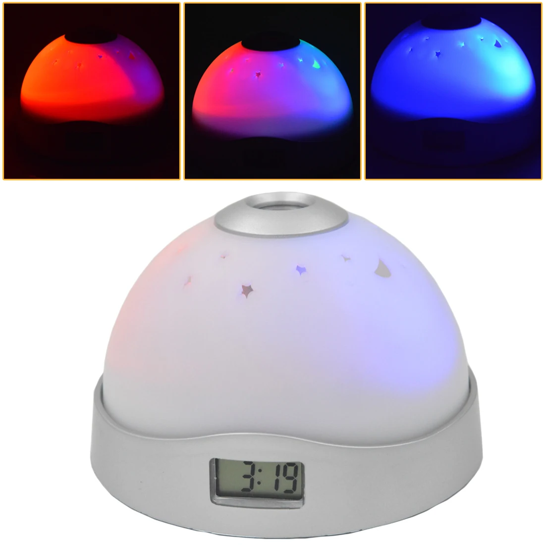 1Pc Colorful Projection Clock Star Sky Night Light LED Magic Digital Projection Starry Alarm Clock Time Home Table Decoration
1Pc Colorful Projection Clock Star Sky Night Light LED Magic Digital Projection Starry Alarm Clock Time Home Table Decoration